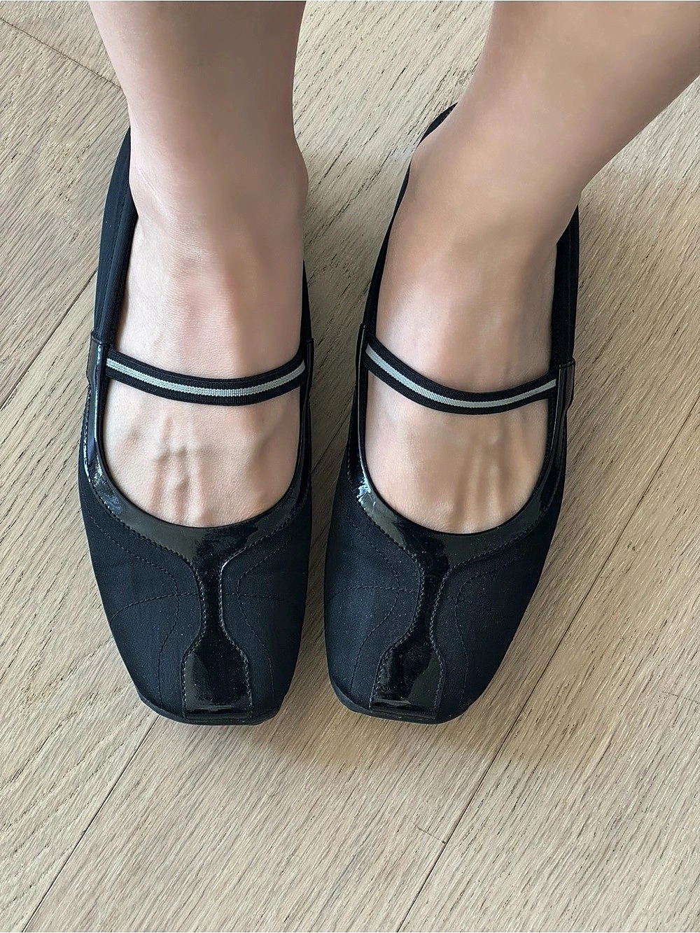 Prada Black Patent Mary Jane Heels EU 37.5